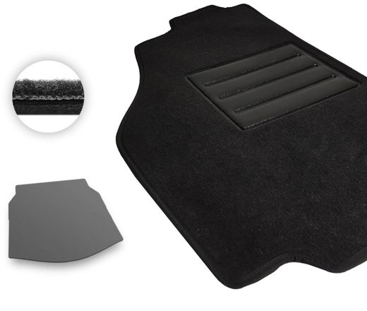 Текстильные коврики Pro-Eco Black для Jaguar X-Type (mkI)(седан)(багажник) 2001-2009