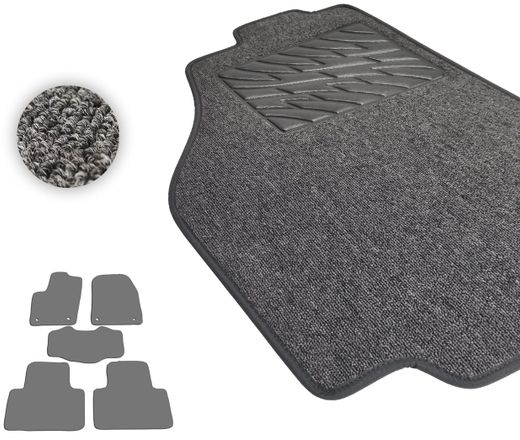 Текстильные коврики Pro-Eco Graphite для Jeep Grand Cherokee (mkIV)(WK2) 2013-2015