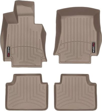 Коврики Weathertech Beige для Alfa Romeo Giulia (mkI) 2016→ (АКПП)(задний привод)