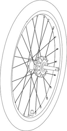Колесо в сборе 40192450 (Coaster XT)