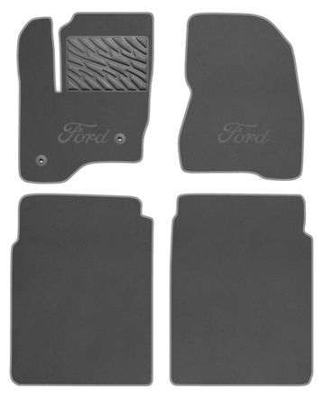 Двухслойные коврики Sotra Premium Grey для Ford Flex (mkI) 2009-2019