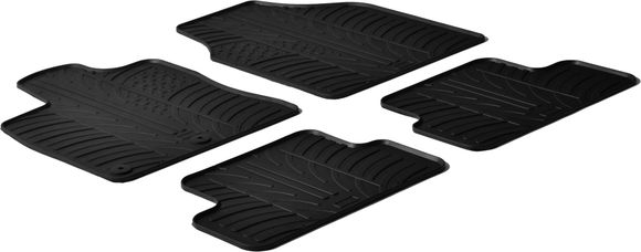 Резиновые коврики Gledring для Nissan Qashqai (mkI) 2006-2013