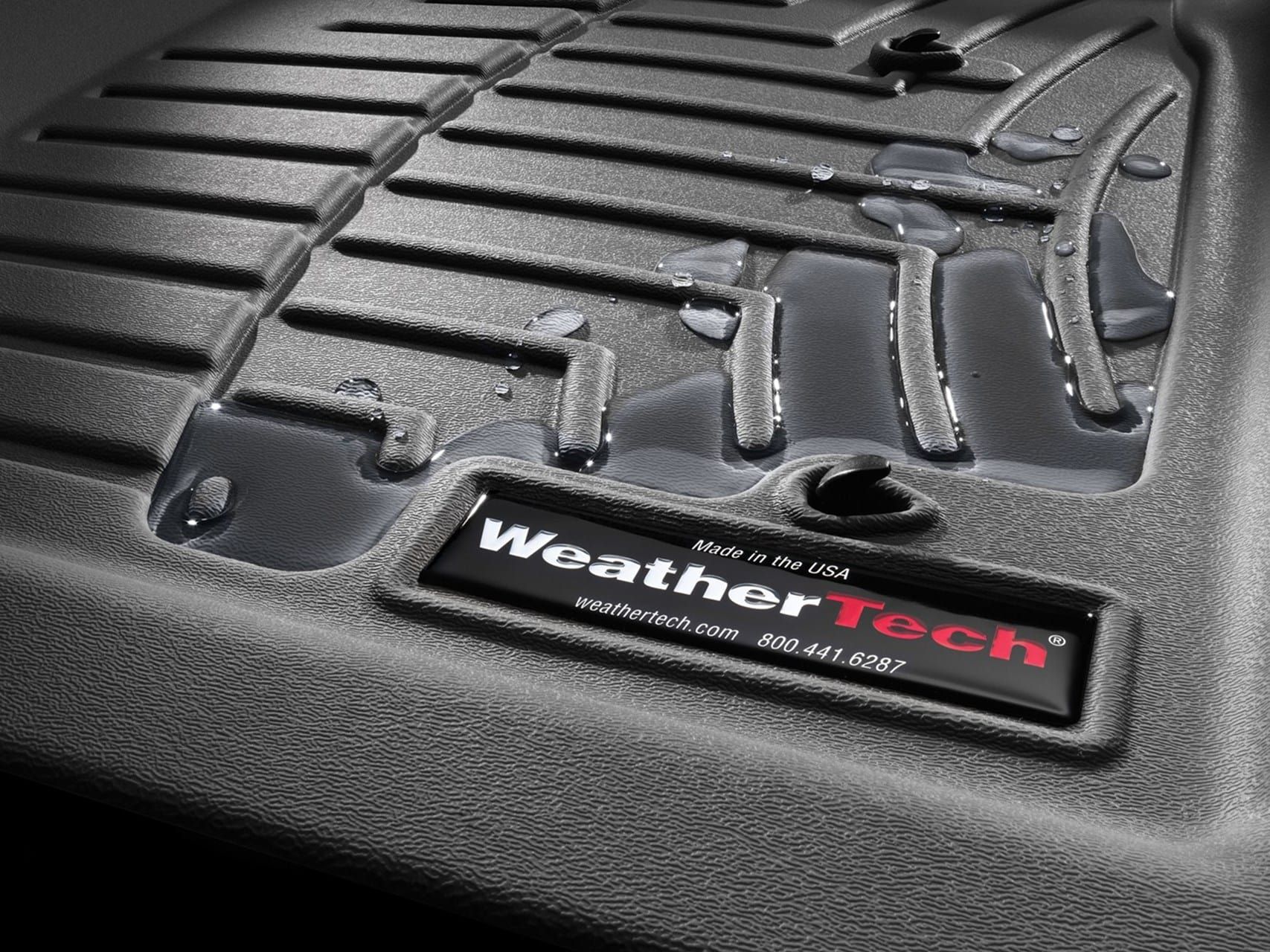 Коврики Weathertech Black для Chevrolet Colorado (mkII); GMC Canyon (mkII) 2013-2022 (crew cab) - Фото 6