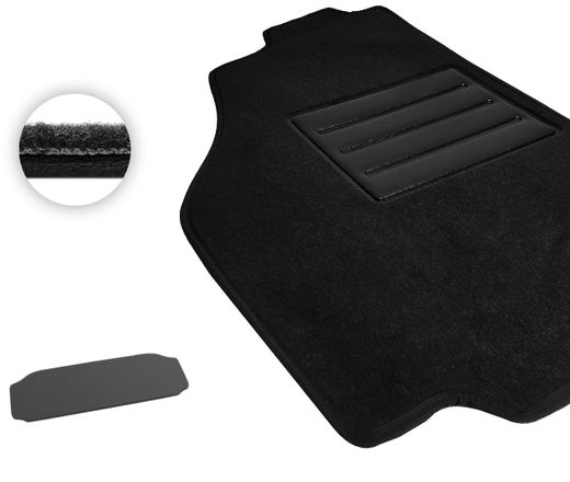 Текстильные коврики Pro-Eco Black для Acura MDX (mkI)(багажник) 2002-2006