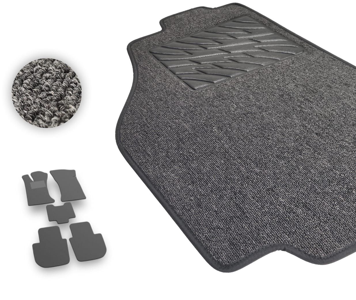 Текстильные коврики Pro-Eco Graphite для Volvo 460 (mkI) 1989-1997 - Фото 1