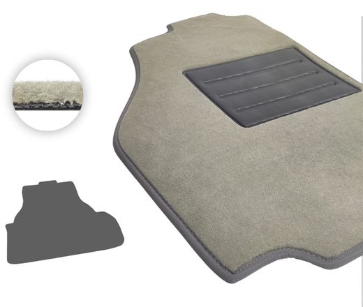 Текстильные коврики Pro-Eco Beige для Jaguar XJ (X358)(багажник) 2007-2009