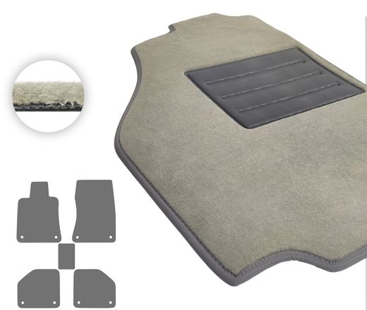 Текстильные коврики Pro-Eco Beige для Aston Martin DBX (mkI) 2020→