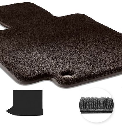 Двухслойные коврики Sotra Magnum Black для Audi Q3/RS Q3 (mkI)(верхний уровень)(без сетки)(багажник) 2011-2018