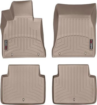 Коврики Weathertech Beige для Genesis G80 (mkI) 2016-2020; Hyundai Genesis (mkII) 2013-2016 (седан)(задний привод)