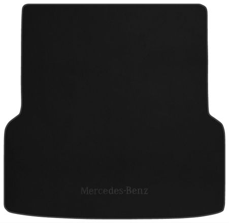 Двухслойные коврики Sotra Premium Graphite для Mercedes-Benz EQS (V297)(багажник) 2021→