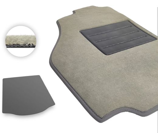 Текстильные коврики Pro-Eco Beige для Ford Focus (mkIII)(седан)(багажник) 2010-2019