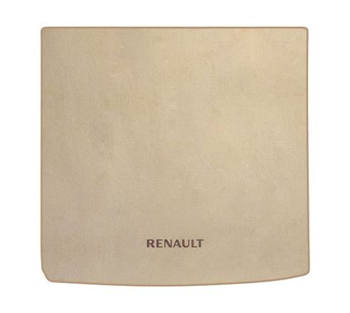 Двухслойные коврики Sotra Premium Beige для Renault Duster (mkII)(полный привод)(багажник) 2017-2024