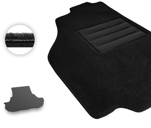 Текстильные коврики Pro-Eco Black для Dodge Challenger (mkIII)(багажник) 2011-2023