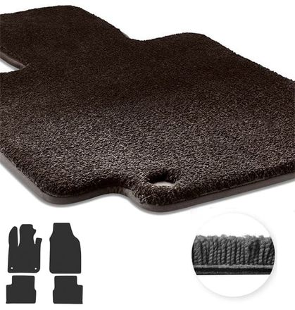 Двухслойные коврики Sotra Magnum Black для Fiat 500 (mkII)(электро) 2020→