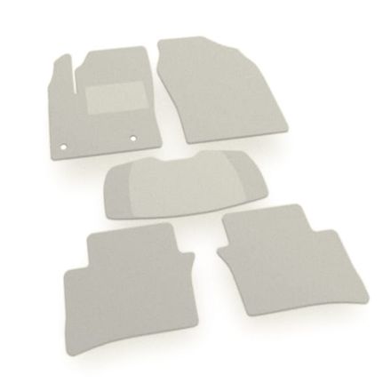 Двухслойные коврики Sotra Premium White для Toyota CH-R (mkI)(электро) 2016-2023