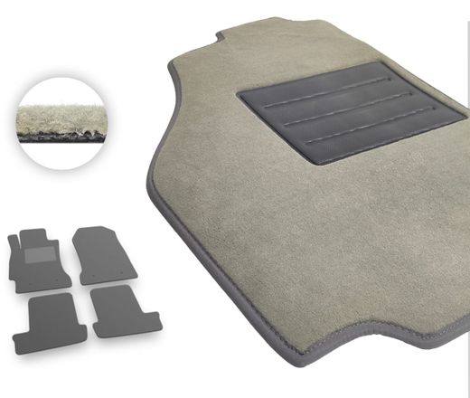 Текстильные коврики Pro-Eco Beige для Subaru BRZ (mkI) 2012-2020