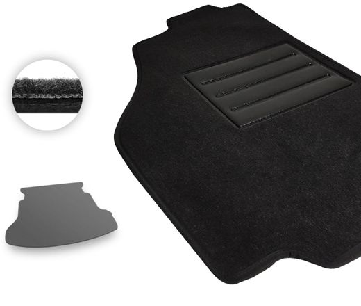 Текстильные коврики Pro-Eco Black для MG 6 (mkI)(багажник) 2010-2016