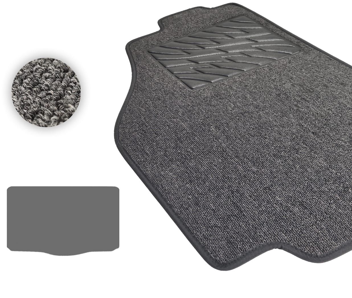 Текстильные коврики Pro-Eco Graphite для Alfa Romeo MiTo (mkI)(багажник) 2008-2018 - Фото 1