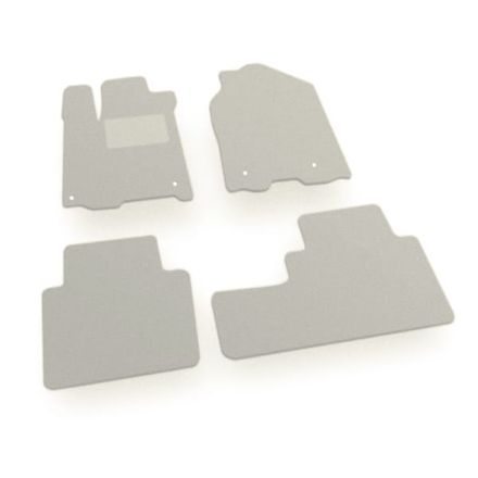 Двухслойные коврики Sotra Premium White для Acura RDX (mkII)(без электронной регулировки пассажирского сидения по высоте) 2016-2018