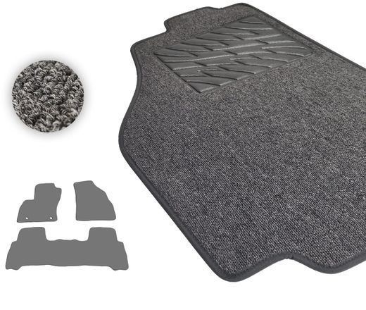 Текстильные коврики Pro-Eco Graphite для Peugeot Bipper (mkI)(1-2 ряд) 2008-2017