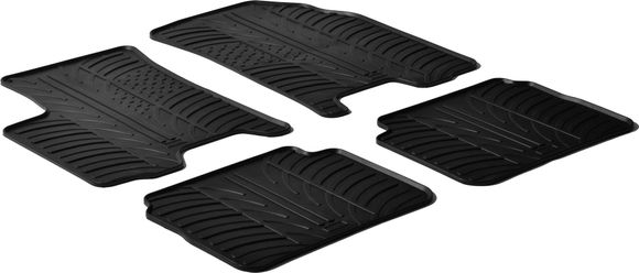 Резиновые коврики Gledring для Chevrolet Aveo (mkI) 2006-2011