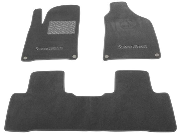 Двухслойные коврики Sotra Premium Grey для SsangYong Korando (mkIII) 2010-2019