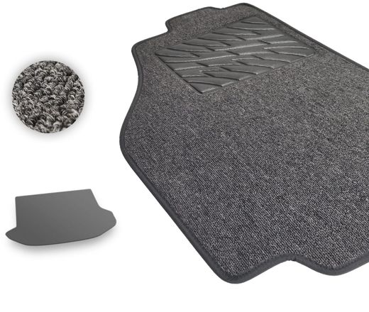 Текстильные коврики Pro-Eco Graphite для Subaru Impreza (mkIII)(XV / Crosstrek)(хетчбек)(багажник) 2010-2011