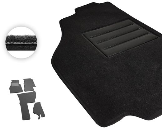 Текстильные коврики Pro-Eco Black для Mercedes-Benz Sprinter (W901-W905)(1 ряд - 3 места)(1 ряд) 1994-2007