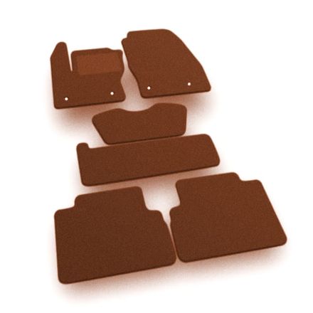 Двухслойные коврики Sotra Premium Terracot для Ford C-Max (mkII)(4 клипсы) 2015-2019