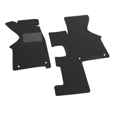 Двухслойные коврики Sotra Premium Black для Volkswagen Multivan (T4)(1 ряд) 1990-2003