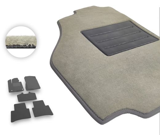 Текстильные коврики Pro-Eco Beige для Kia Sportage (mkV)(бензин) 2021→