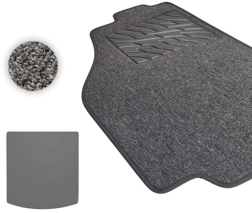 Текстильные коврики Pro-Eco Graphite для Acura MDX (mkIII)(сложенный 3 ряд)(багажник) 2014-2020