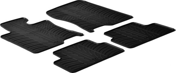 Резиновые коврики Gledring для Honda Accord (mkVIII) 2008-2015 (EU)