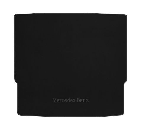 Двухслойные коврики Sotra Classic Black для Mercedes-Benz GLS-Class (X167)(Maybach)(багажник) 2019→