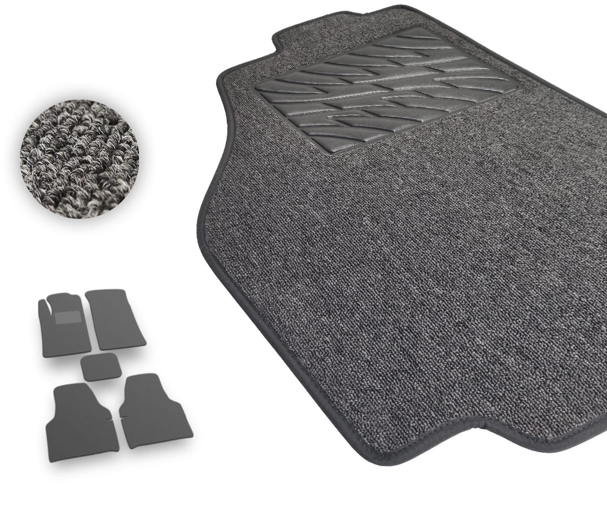 Текстильные коврики Pro-Eco Graphite для Peugeot 405 (mkI) 1987-1995 - Фото 1