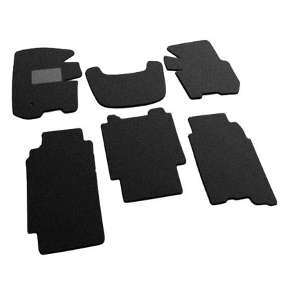 Двухслойные коврики Sotra Classic Black для Ford F-150 (mkXI)(с коробкой на руле) 2004-2008