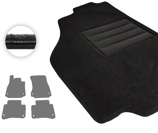 Текстильные коврики Pro-Eco Black для Mercedes-Benz S-Class (W222) 2013-2020