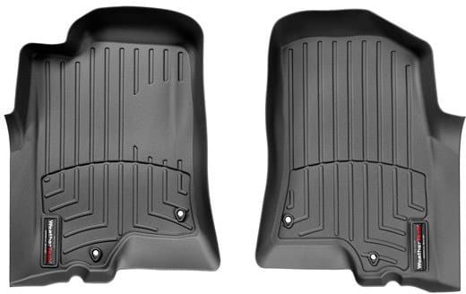 Коврики Weathertech Black для Hummer H3 (mkI) 2006-2010 (1 ряд)