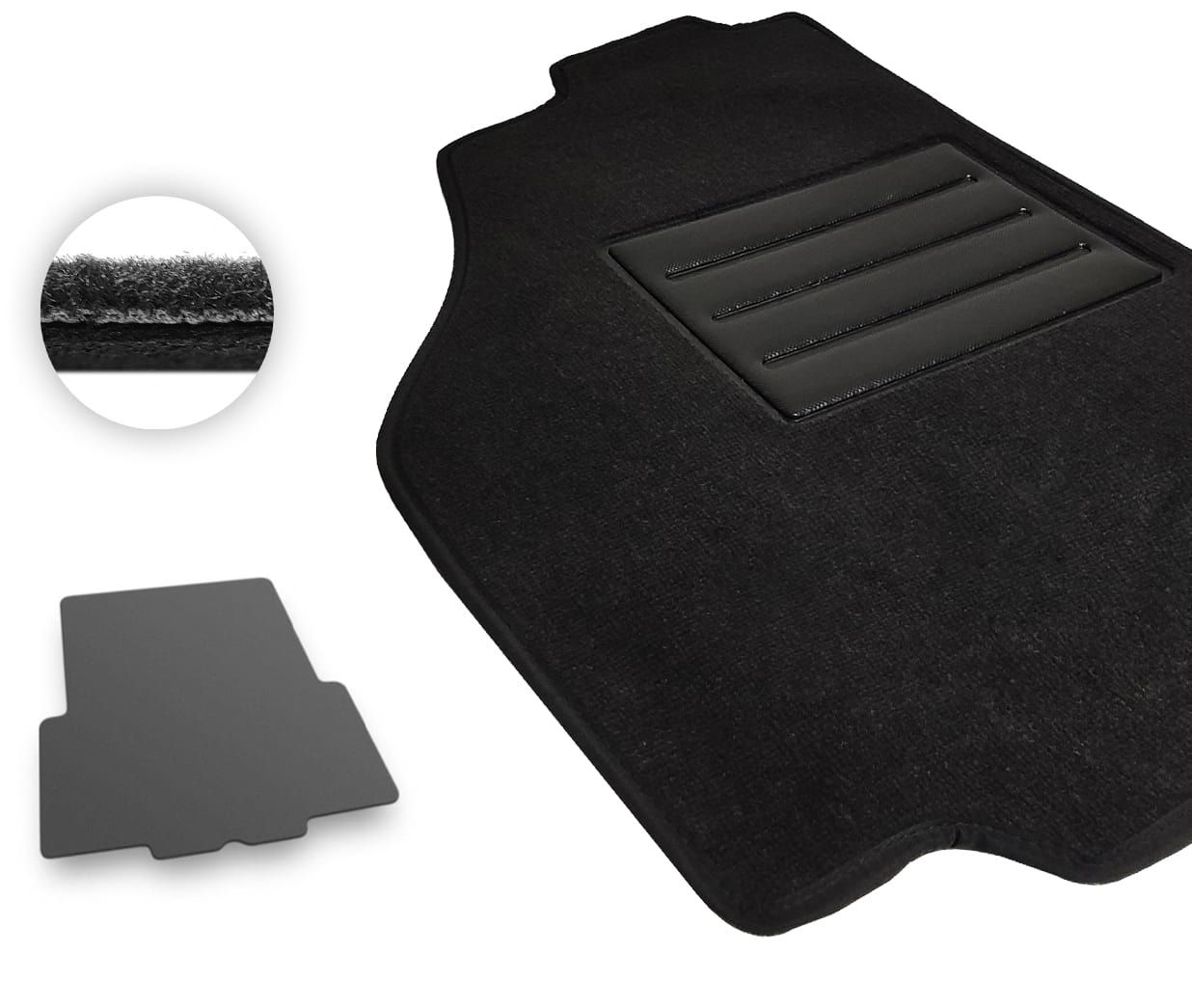 Текстильные коврики Pro-Eco Black для BMW 3-series (E46)(седан)(багажник) 1997-2006 - Фото 1