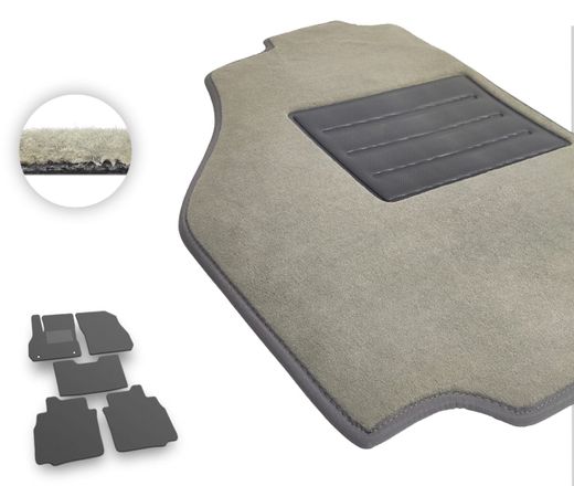 Текстильные коврики Pro-Eco Beige для Buick LaCrosse (mkIII) 2016-2019