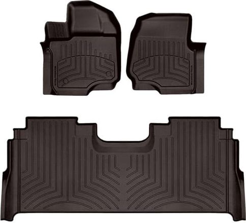 Коврики Weathertech HP Choco для Ford F-150 (mkXIV) 2021→ (SuperCrew/Raptor)(с хранилищем под 2 рядом)