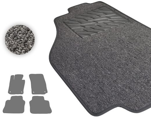 Текстильные коврики Pro-Eco Graphite для Porsche Panamera (mkI) 2009-2016