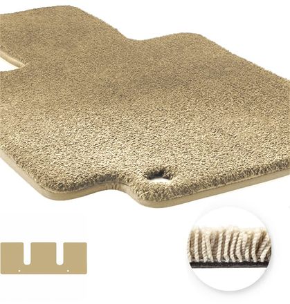 Двухслойные коврики Sotra Magnum Beige для Kia EV9 (mkI) 2023→ (3 ряд)