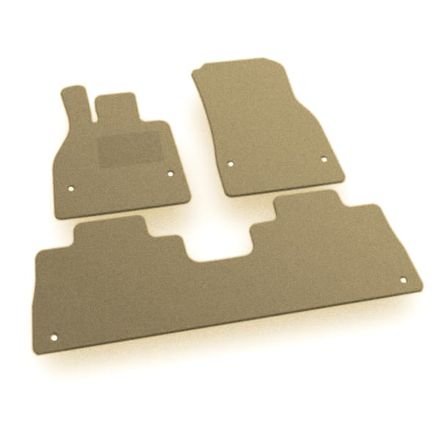 Двухслойные коврики Sotra Premium Beige для Mercedes-Benz EQS (X296)(SUV) 2022→