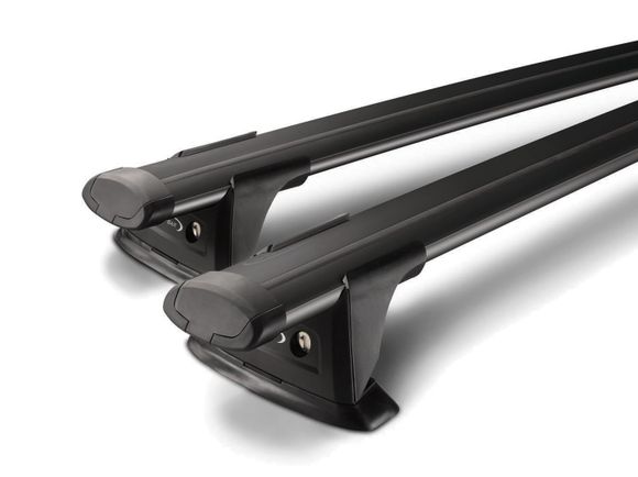 Багажник на гладкую крышу Whispbar Through Black для Honda Civic (mkVII)(седан) 2001-2005; Acura EL (mkII) 2001-2005
