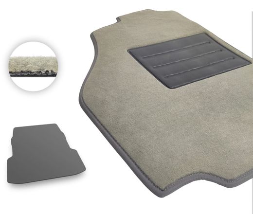 Текстильные коврики Pro-Eco Beige для Mercedes-Benz S-Class (W222; V222)(без аудиосистемы Burmester)(багажник) 2013-2020