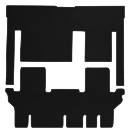 Двухслойные коврики Sotra Premium Graphite для Toyota Sienna (mkIII)(8 мест)(2-3 ряд) 2010-2020