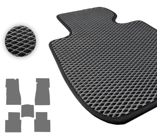 Eva коврики Pro-Eco Black для Москвич (2140) 1976-1988