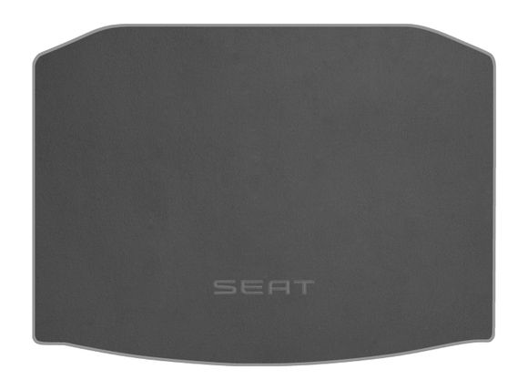 Двухслойные коврики Sotra Premium Grey для Seat Leon (mkIV)(хетчбек)(нижний)(багажник) 2020→