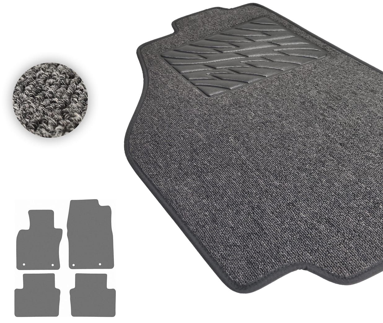 Текстильные коврики Pro-Eco Graphite для Mazda 3 (mkIV) 2019→ - Фото 1